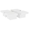 vidaXL Tavolino da Salotto Bianco 90x90x28 cm in Legno Multistrato