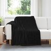 vidaXL Coperte da Pile 6 pcs Nero 200 x 150 cm Panno