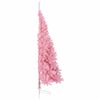 vidaXL Albero di Natale artificiale con luci integrate Rosa 210 cm PVC