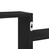 vidaXL Scaffale a Parete Rovere Nero 104x15x49 cm in Truciolato