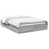 vidaXL Giroletto Cassetti Grigio Sonoma 150x200 cm Legno Multistrato
