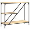 vidaXL Tavolino Consolle Rovere Sonoma 88,5x30x75 cm Legno Multistrato