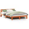 vidaXL Letto senza Materasso Marrone Cera 150x200 cm in Legno di Pino