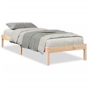 vidaXL Letto Extra Lungo senza Materasso 100x210 cm in Legno di Pino