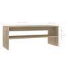 vidaXL Tavolino da Salotto Rovere Sonoma 100x40x40cm Legno Multistrato