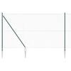 vidaXL Recinzione Euro con Punti 10 x 1,6 m Acciaio rivestito in PVC