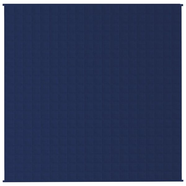 vidaXL Coperta Ponderata Blu 200x200 cm 13 kg Tessuto