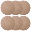 vidaXL Sottobicchieri in juta 6 pcs Naturale &Oslash; 30 cm 100% Juta Tossa
