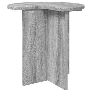 vidaXL Tavolo laterale Grigio Sonoma &Oslash; 39 x 38 cm Legno ingegnerizzato