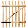 vidaXL Cancello Singolo per Recinzione in Legno di Nocciolo 100x120 cm