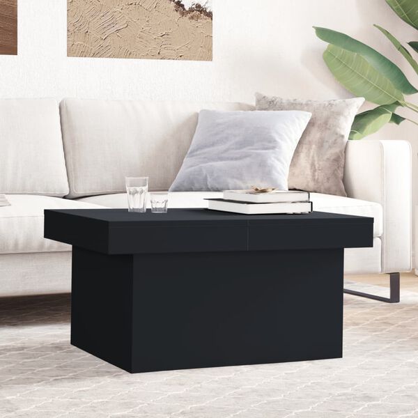 vidaXL Tavolino da Salotto Nero 100x55x40 cm in Legno Multistrato