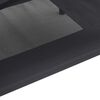 vidaXL Letto per Cani Nero 92 x 77 x 82,5 cm Acciaio