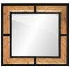 vidaXL Specchio da Bagno 60x1x55 cm in Legno Massello di Acacia