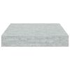 vidaXL Scaffali a Parete 2 pz Grigio Cemento 23x23,5x3,8 cm in MDF