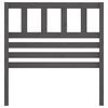 vidaXL Testiera per Letto Grigia 81x4x100 cm in Legno Massello di Pino