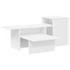 vidaXL Tavolo consolle Bianco 91,5 x 35 x 38,5 cm Legno ingegnerizzato