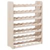 vidaXL Portavini 67,5x25x87 cm in Legno Massello di Pino