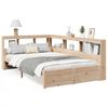 vidaXL Letto Libreria senza Materasso 120x190cm Legno Massello di Pino