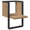 vidaXL Scaffale da parete A parete Rovere Artigianale 20 x 25 x 30 cm