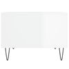 vidaXL Tavolino Salotto Bianco Lucido 60x50x36,5 cm Legno Multistrato