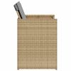 vidaXL Sedie da Giardino con Cuscini 4 pz Beige Misto in Polyrattan