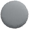 vidaXL Cuscini per Seduta 2 pcs Grigio chiaro Ø50 x 19 cm Tessuto