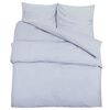 vidaXL Set Copripiumino Grigio 240x220 cm in Microfibra Leggera