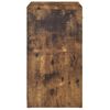 vidaXL Panca Porta Scarpe Rovere Fumo 94,5x31x57cm Legno Multistrato