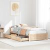vidaXL Letto senza Materasso 90x200 cm in Legno Massello di Pino