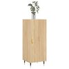 vidaXL Credenza Rovere Sonoma 34,5x34x90 cm in Legno Multistrato