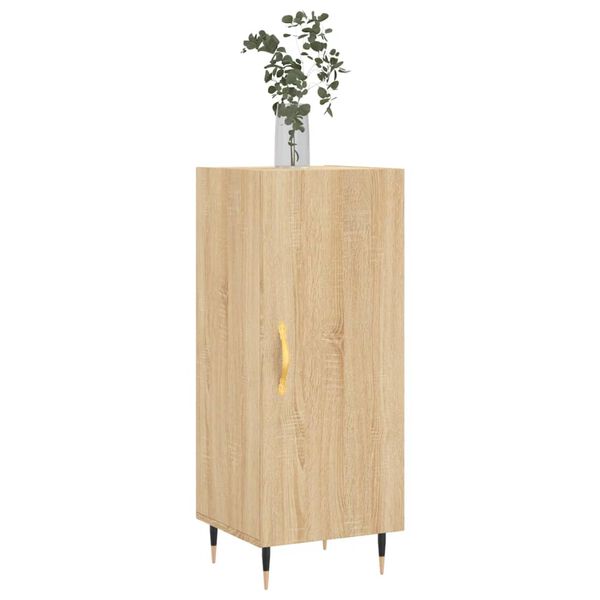 vidaXL Credenza Rovere Sonoma 34,5x34x90 cm in Legno Multistrato