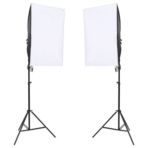 vidaXL Kit Studio Fotografico con Luci Fondale e Riflettore