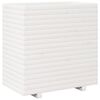 vidaXL Fioriera da Giardino Bianca 70x40x72,5cm Legno Massello di Pino