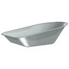 vidaXL Sostituzione Vassoio Carriola Argento 90 x 63 x 28 cm