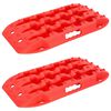 vidaXL Pannello di trazione 2 pcs Rosso 57,5 x 30,5 x 5,5 cm