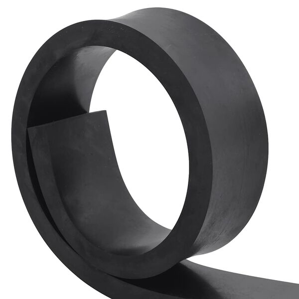 vidaXL Bordo in Gomma per Spazzaneve Nero 100x10x2 cm