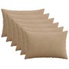 vidaXL Federa 6 pz HEERLEN Marrone 50 x 80 cm corduroy