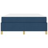 vidaXL Struttura del letto con materasso Blu 140 x 190 cm Tessuto