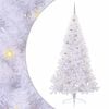 vidaXL Albero di Natale artificiale Bianco 210 cm PVC e Acciaio