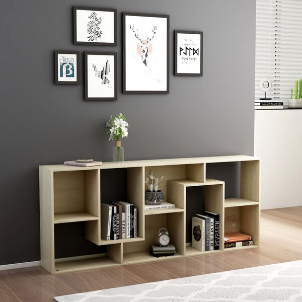 vidaXL Libreria Rovere Sonoma 67x24x161 cm in Legno Multistrato