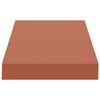 vidaXL Scaffale da parete 4 pcs Rosso 50 x 23 x 4 cm Legno multistrato