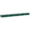 vidaXL Letto rialzato da giardino Verde 400 x 40 x 24 cm