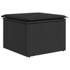 vidaXL Set Divani da Giardino con Cuscini 8 pz Nero Polyrattan Acacia