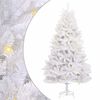 vidaXL Albero di Natale artificiale 300 LED PVC e Acciaio Bianco