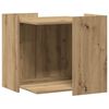 vidaXL Recinto Lettiera Rovere Artigianale 53x53x51 cm in Truciolato