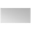 vidaXL Specchio da bagno LED Trasparente 100 x 50 cm vetro temperato