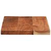 vidaXL Piano per Tavolo 60x30x2,5cm Rettangolare Legno Massello Acacia