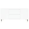 vidaXL Tavolino da Salotto Bianco 102x44,5x50 cm in Legno Multistrato