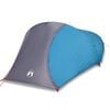 vidaXL Tenda da Campeggio a Cupola per 4 Persone Blu Impermeabile
