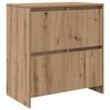 vidaXL Credenza con cassetto 3 pcs Rovere artigianale 70 x 41 x 75 cm
